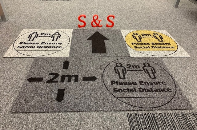 Social Distancing Carpet Tile