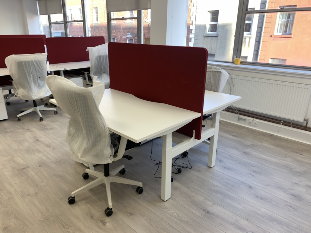 Height Adjustable Desk Project - Dublin City Centre - S&S Office Interiors