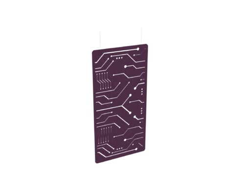 Panel_ WORKSPACE-DIV_ZD22_GP1, COLOUR_ Eggplant_KP-48, HANGING SET_ NOT-REQUIRED