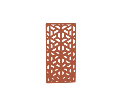 Panel_ WORKSPACE-DIV_ZD41_GP1, COLOUR_ Terracotta_KP-52, HANGING SET_ NOT-REQUIRED